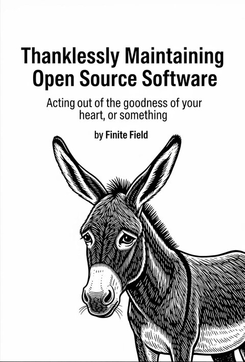The cover of Thanklessly Maintaining Open Source Software