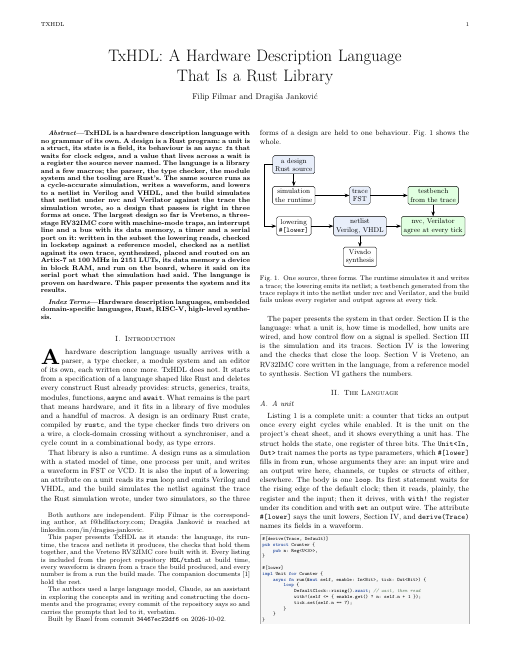 The first page of the paper